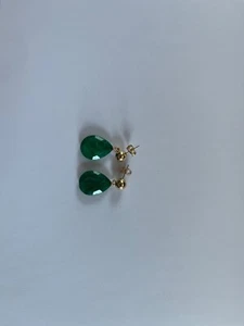 Ross Simons Emerald Earrings - Picture 1 of 3