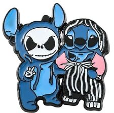 Enamel Pin Badge - Lilo & Stitch Mashup Jack Skellington Halloween Horror Disney
