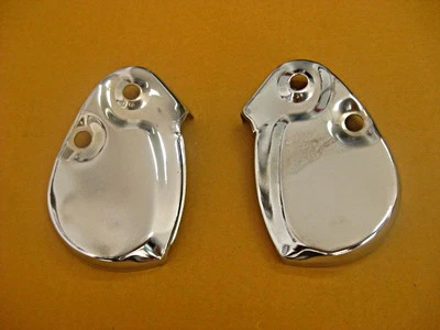 Fit HONDA C100 C102 CA100 CA102 FRONT FORK LOWER COVER L/R NEW CHROME  [sa1020] Foto 1 de 4