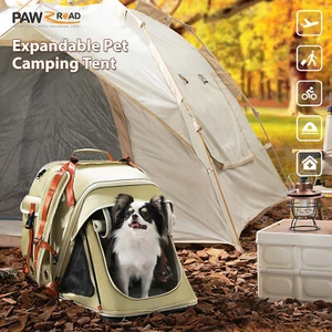 PAWZ Road Expandable Pet Carrier Bag Portable Cat Backpack Dog Puppy Travel - Picture 1 of 13