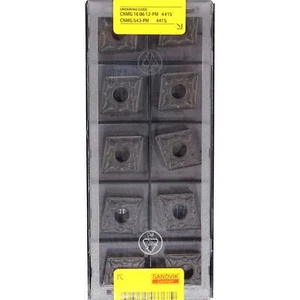 10 SANDVIK CNMG 160612-PM - Grade 4415 CNC Lathe Coated Carbide Turning Inserts - Picture 1 of 9