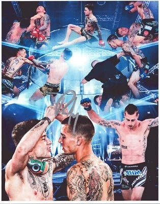 Foto firmada por Ricky Bandejas 11x14 Bellator MMA Combate Global Picture Auto'd 2 Foto 1 de 4