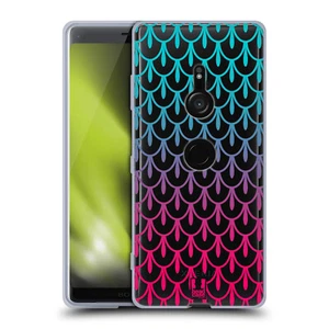 HEAD CASE DESIGNS COLOURFUL SCALES SOFT GEL CASE FOR SONY PHONES 1 - Picture 1 of 13