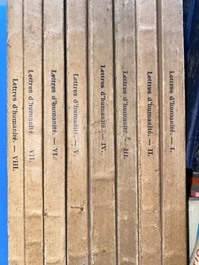 ASSOCIATION GUILLAUME BUDÉ "Lettres d'humanité" 8 Volumes Complet - Picture 1 of 3