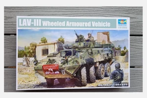 TRUMPETER 1/35 CANADIAN LAV-III WHEELED ARMOURED VEHICLE MODEL KIT # 01519 NIB - Picture 1 of 6