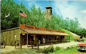 Vintage Postcard Trading Post Museum Fort Belmont Jackson MN Roadside Attraction - Picture 1 of 3