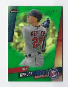 2019 Topps Finest #69 Max Kepler Green Refractor #'d 97/99 ~ Minnesota Twins - Bild 1 von 2