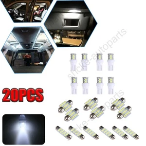 20Pcs 31MM Festoon DE3175 LED Map/Dome Interior Light Bulbs 6000K White - Foto 1 di 16