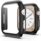 Protective Pc Face Cover Built-In Tempered Glass Film For Apple Watch Series 8
