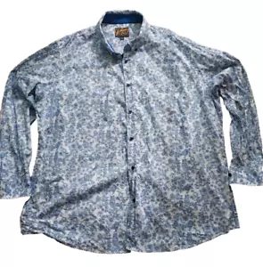 Johnny Bigg By Tarocash Men's 5XL Button Down All Over Floral Print Dress Shirt - Picture 1 of 7