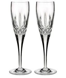 Waterford Lismore Nouveau Champagne Flute 5.5 oz Set of 2 BNIB - Picture 1 of 6