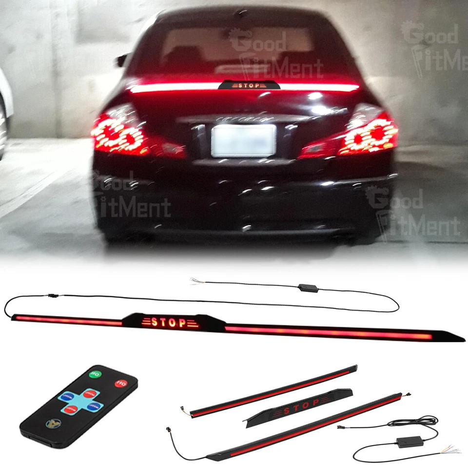 Alerón labial trasero para maletero Nissan Altima 51" tira de luz LED señal de giro de freno Foto 1 de 4