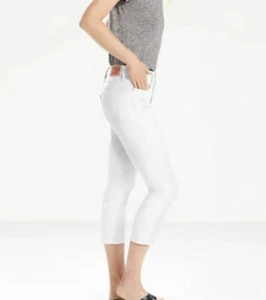 Levi’s 311 Shaping Skinny Capri White Jeans - Picture 1 of 5