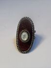 Western  Sterling Silver Vintage cowgirl Cowboy Hat Ring Size 7