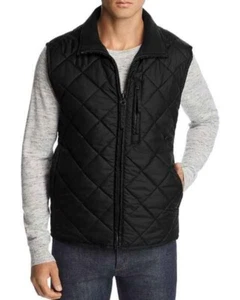 Marc New York men's Chester Packable full zip Quilted Vest - size  Small - Black - Picture 1 of 7