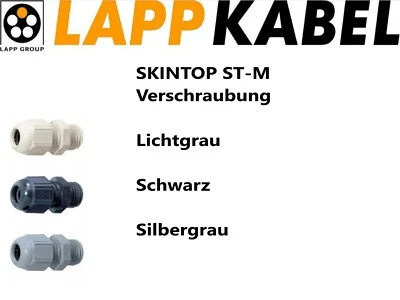 U.I.LAPP GMBH SKINTOP Verschraubung ST-M Gegenmutter GMP-GL-M M12 M16 M20 M25 M32 M40 M50 M63