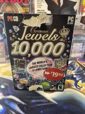Crown Jewels 10,000 Jewel Games CD-ROM for PC Platform Rating E Strategy Gaming - Image 1 of 2