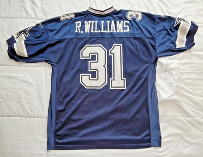 Camiseta deportiva Reebok auténtica NFL Dallas Cowboys Roy Williams 31 On Field 52 XL cosida Foto 1 de 4
