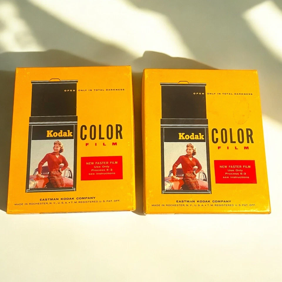 Kodak Ektachrome 4x5 Color Reversal Film Daylight Type Exp 6/61 20 Sheets SEALED - Image 1 of 4