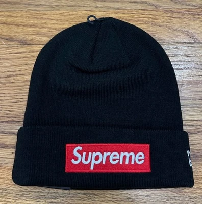 NEW IN BAG Supreme Box Logo Black/Red Beanie FW22 - Image 1 of 4