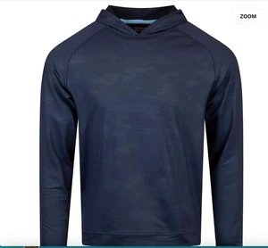 Peter Millar Pine Performance Pullover Hoodie Camouflage Golf marineblau neu mit Etikett $ 150 - Bild 1 von 1
