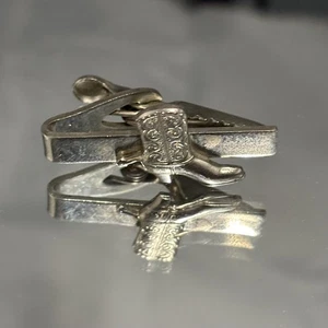 Vintage Cowboystiefel Krawattenklammer silberfarben Western Rodeo Neuheit Herren Accessoire - Bild 1 von 7