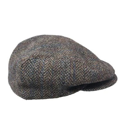 Gorra Pendleton Newsboy Multicolor Mediana Ligera Plana Tweed Lana Virgen Foto 1 de 4