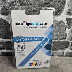 Premium Inkjet Cartridge Multipack C13T04874010-CPT NEW - Photo 1/4
