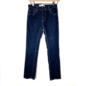 Levi's 511 dark wash slim straight leg jeans size youth 16 B120 - Picture 1 of 5