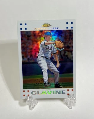 2007 Topps Chrome #165 Tom Glavine White Refractors #/660 - Image 1 of 2
