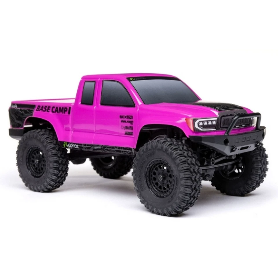 Axial AXI-1219T3 1:24 SCX24 BaseCamp 4WD RockCrawler Brushed RTR Akku/Lader Pink - Bild 1 von 4