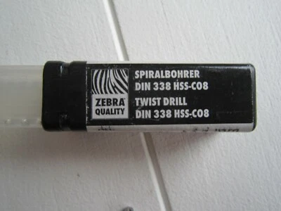 Foret métaux Acier Inox HSS 8% cobalt DIN338 3,5 mm marque Wurth - Photo 1/3