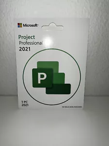 Microsoft Project Professional 2021 1 PC New Retail Genuine - Picture 1 of 2