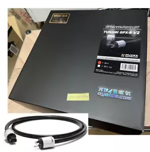 Oyaide Tunami GPX-R V2 Cavo di alimentazione 1,8 m originale nuovissimo musica audio nero - Foto 1 di 7