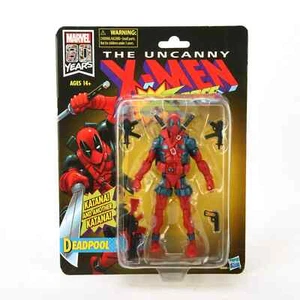 Marvel Legends 80th Anniversary Deadpool X-Men 6" Actionfigur - verbeultes Paket - Bild 1 von 7