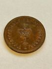 1982 1/2p coin - crowned 1/2 - decimal half penny pence coin Queen Elizabeth II