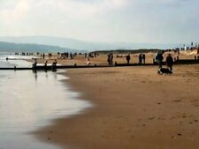 Photo 6x4 Exmouth Beach Surf kiting, swimming, sailing and views across t c2004
