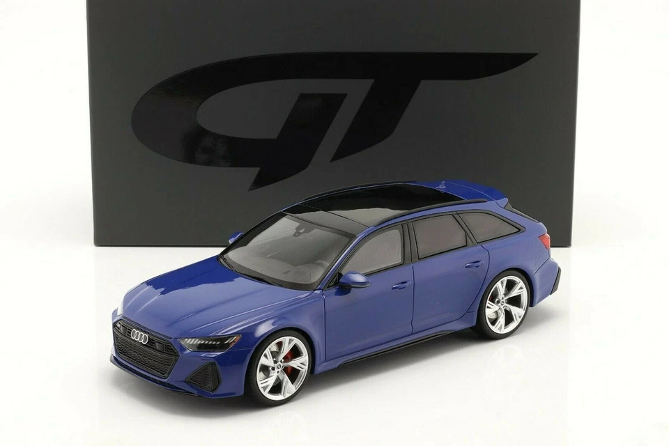 Audi RS6 Avant C8 Nogaro Blue 2020 Gtspirit Gt854 1 18 Tribute Edition Gt Spirit