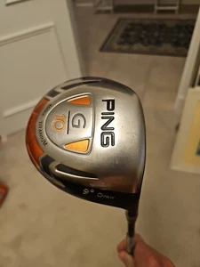 Ping G10 9 Degree Draw Driver, Grafalloy ProLaunch Red Regular Flex - Picture 1 of 13