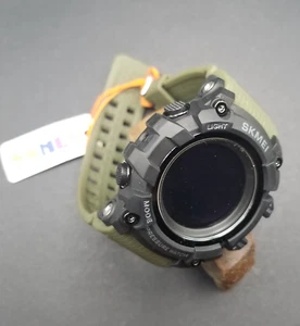 SKMEI ~ Orologio Uomo LED Sport Digitale Bussola Pedometro Pressione Impermeabile Nuovo con etichette - Foto 1 di 9