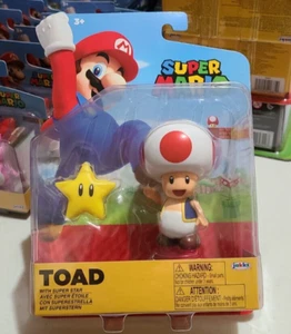 Toad World of Nintendo 4" Figure Jakks - Picture 1 of 2