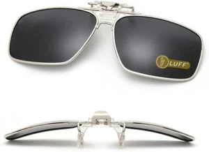 Polarized Clip - On Sunglasses Mens / Womens Flip - Up Polarised Sun Lens - Picture 1 of 7