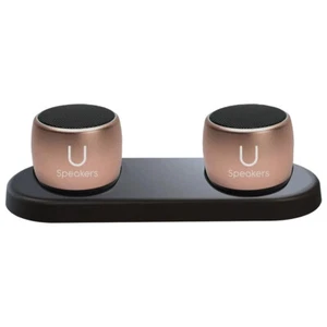 New Fashionit U Speakers Set of 2 Pro Speakers with Charging Tray - Picture 1 of 24