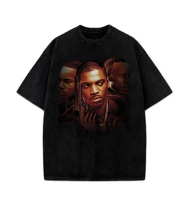PAID IN FULL Mitch Ace & Rico Oil Paint Style Classic Hood Hip Hop Movie T-Shirt - Picture 1 of 5