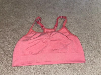 Розовый спортивный бюстгальтер Tekgear размер M легкая поддержка - Изображение 1 из 3