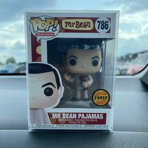 OS7 Funko Pop Mr. Bean in Pajamas with Teddy Bear CHASE #786 Protector Cover