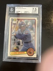 RYNE SANDBERG 1983 DONRUSS BASEBALL RC ROOKIE # 277 BGS 7.5 - Picture 1 of 2