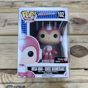Funko Pop! Figura Vinilo - Juegos #102 - Mega Man (Quick Boomerang) - Exclusivo de GS - Imagen 1 de 6