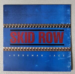 Skid Row Subhuman Race Record LP Rare 1st Pressing Vinyl In NM Condition