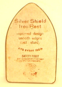 Vintage Ballonoff Silver Shield Electric Clothes Iron Rest Cleveland, Ohio USA - Picture 1 of 3
